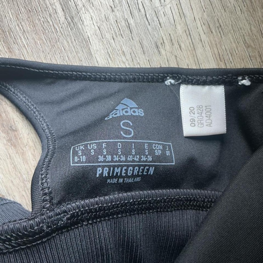 Adidas black sports bra, Size S - Picture 2 of 2